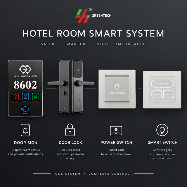 Hotel Room Number Door Plate + RFID Hotel Door Lock, Smart Hotel Door Access Control System,Hotel Room Number Door Plate + RFID Hotel Door Lock, Smart Hotel Door Access Control System,greentech