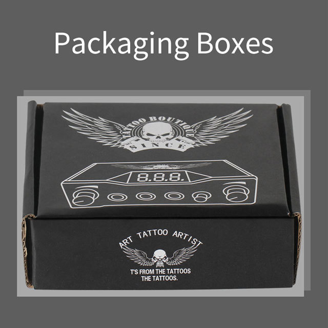 Digital Dual Tattoo MaChine Clip Cord Professional LCD Tattoo Power Supply With Eagle Pattern