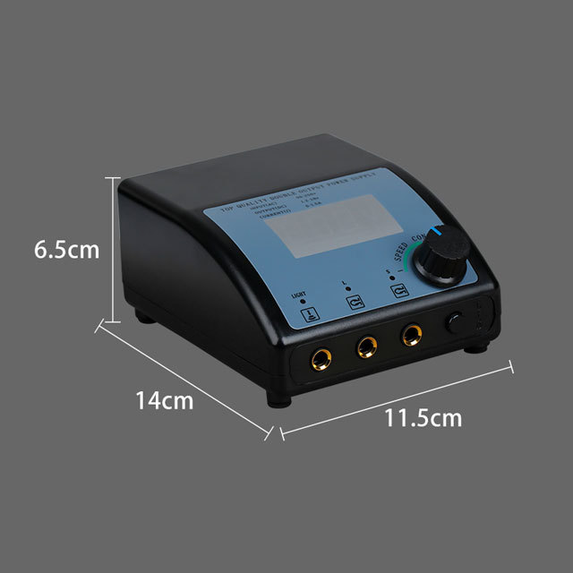 Professional Tattoo Power Supply Blue Screen Big Power Supply Digital LCD Tattoo Machine With High Quality Power Cord
