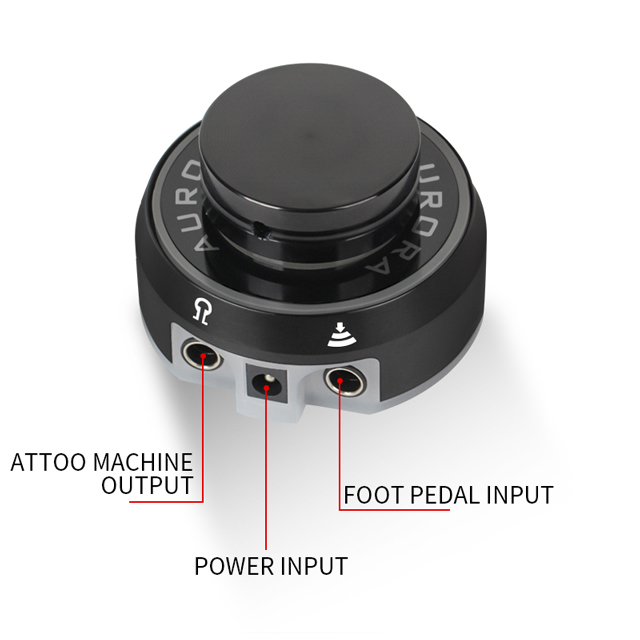 Aurora Tattoo Power Supply Portable Permanent Makeup Tattoo Machine With Power Adapter For Coil & Rotary Tattoo Machines