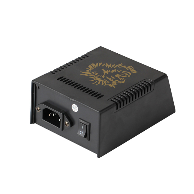Newest Style Lion Head LCD Tattoo Power Supply Professional Digital Dual Black Tattoo Power Supply For Tattoo Machine