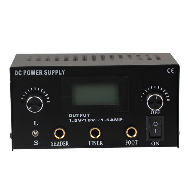 Professional Dual Digital LCD For Tattoo Power Supply Kit Tattoo Power Supply Shader Liner Permanent Makeup Tool