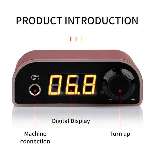 Mini LCD Tattoo Power Supply With Power Adapter For Coil Rotary Equipment Tattoo Machine Power Supply With  Digital LCD Display
