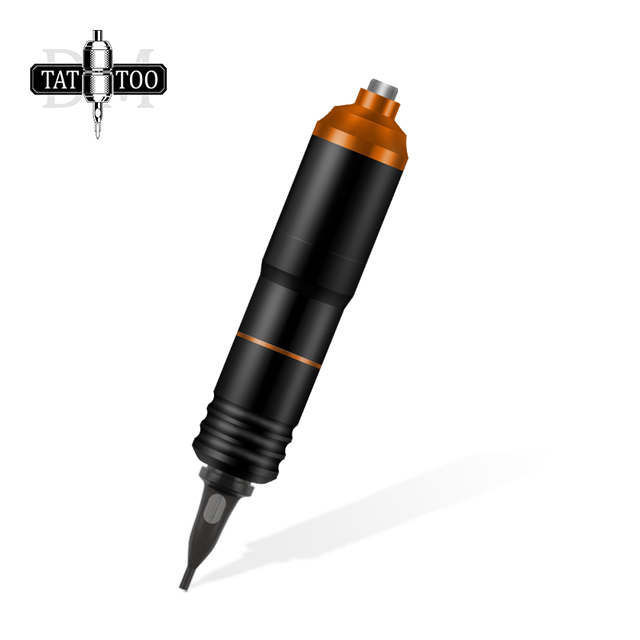 Rotary Tattoo Pen Machine RCA Interface Import Motor Aircraft Aluminum Alloy Permanent Makeup Tattoo Gun Pen