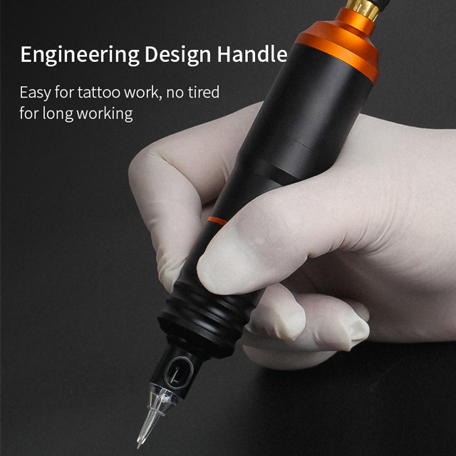 Rotary Tattoo Pen Machine RCA Interface Import Motor Aircraft Aluminum Alloy Permanent Makeup Tattoo Gun Pen