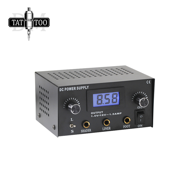 Professional Dual Digital LCD For Tattoo Power Supply Kit Tattoo Power Supply Shader Liner Permanent Makeup Tool