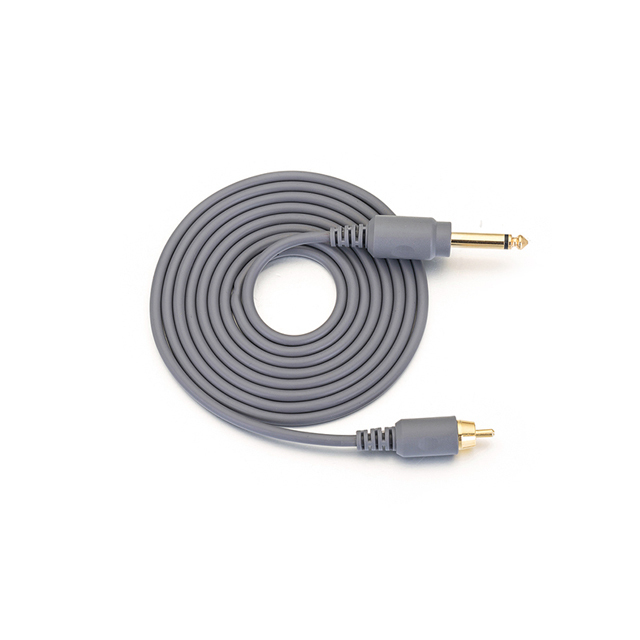 Fireproof Silicone RCA Power Cord High Quality 2M Soft Tattoo Cable Tattoo Clip Cord For Tattoo Machine