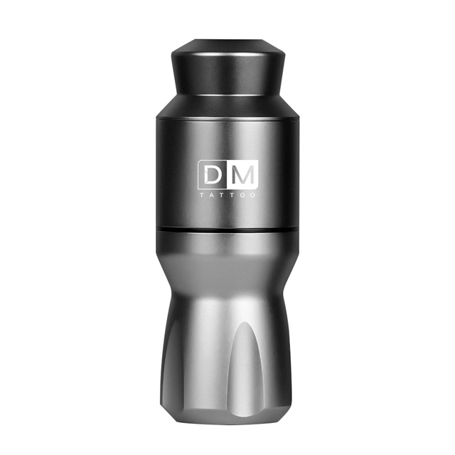 DM Fierce Short Tattoo Machine Pen RCA Cord Aircraft Aluminum Strong Motor Rotary Tattoo Machine For Shader Liner