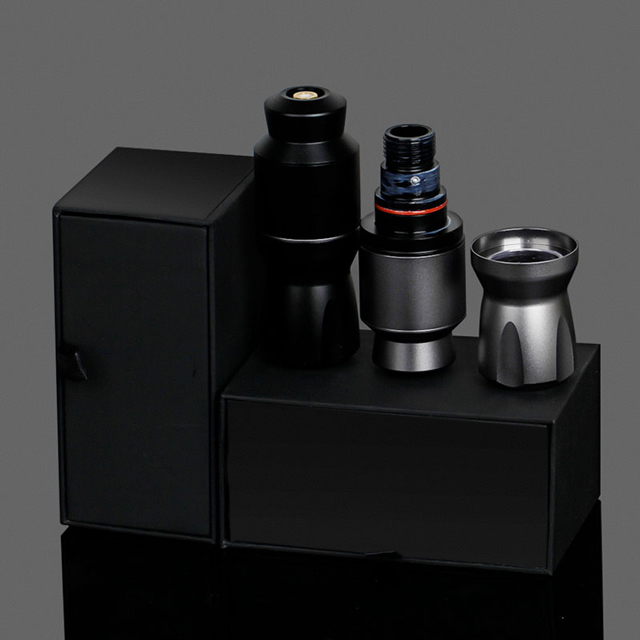 DM Fierce Short Tattoo Machine Pen RCA Cord Aircraft Aluminum Strong Motor Rotary Tattoo Machine For Shader Liner