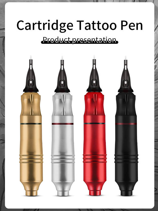 Cartridge Rotary Tattoo Pen Professional Japan 10W Motor Tattoo Machine Maquina De Tatuar With DC5.5 Jack