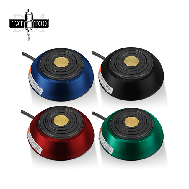 High Quality Tattoo Foot Pedal Stainless Steel 1.45M Fireproof Clip Cord Tattoo Foot Switch Tattoo Supplies For Tattoo Machine