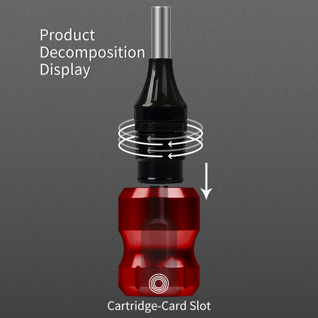 Aluminum Alloy Cartridge Tattoo Grips 32MM Adjustable Tattoo Tube For Cartridge Needle With Needles Bars