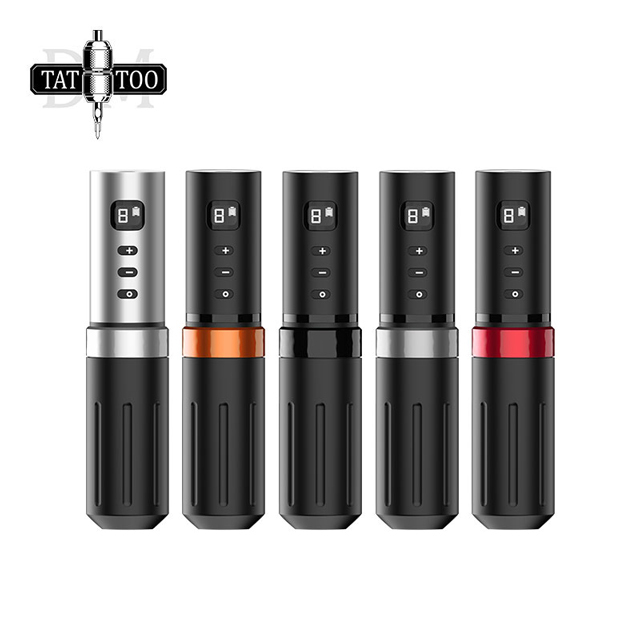 Wireless Rotary Tattoo Pen 1800mhA 3 Lithium Battery Rechargeable Tattoo Machine