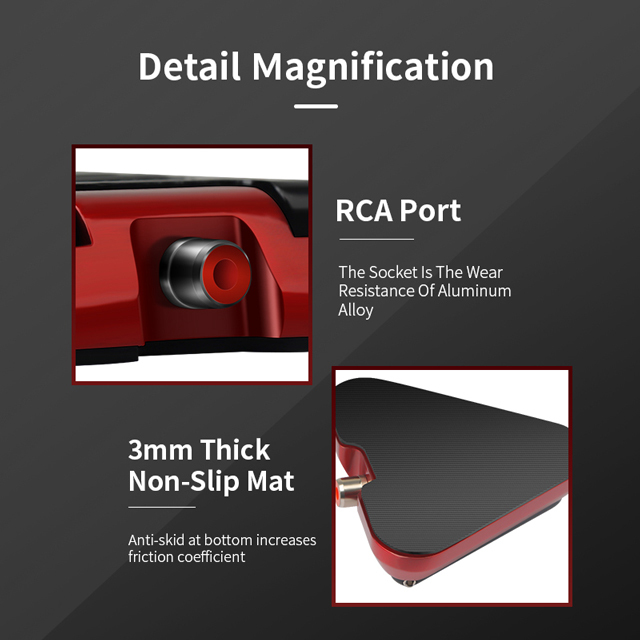Protable Triangle Tattoo Foot Pedal RCA Clip Cord Tattoo Foot Switch For Tattoo Power Supply