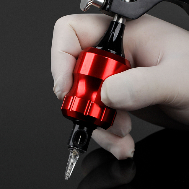 Aluminum Alloy Cartridge Tattoo Grips 32MM Adjustable Tattoo Tube For Cartridge Needle With Needles Bars