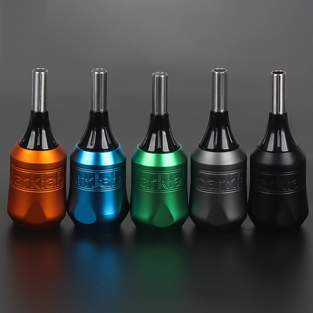 Hot Sale Super Darklab Cartridge Tattoo Grips Aluminum Alloy Adjustable Cartridge Needle Grips With Needles Bar Supply