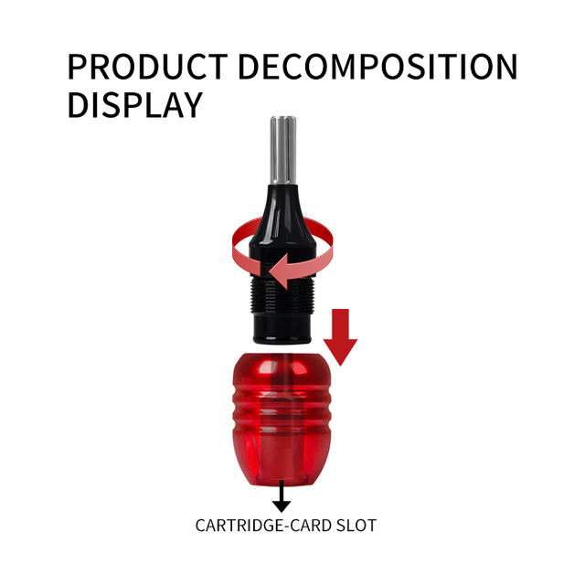 Adjustable Cartridge Tattoo Needle Grips Aluminum Alloy Tattoo Grips For Cartridge Tattoo Machine