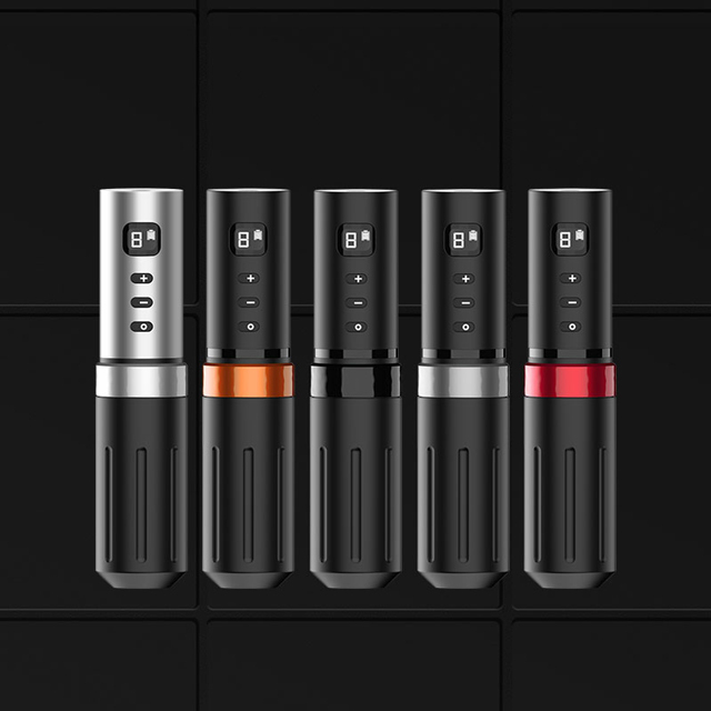 Wireless Rotary Tattoo Pen 1800mhA 3 Lithium Battery Rechargeable Tattoo Machine