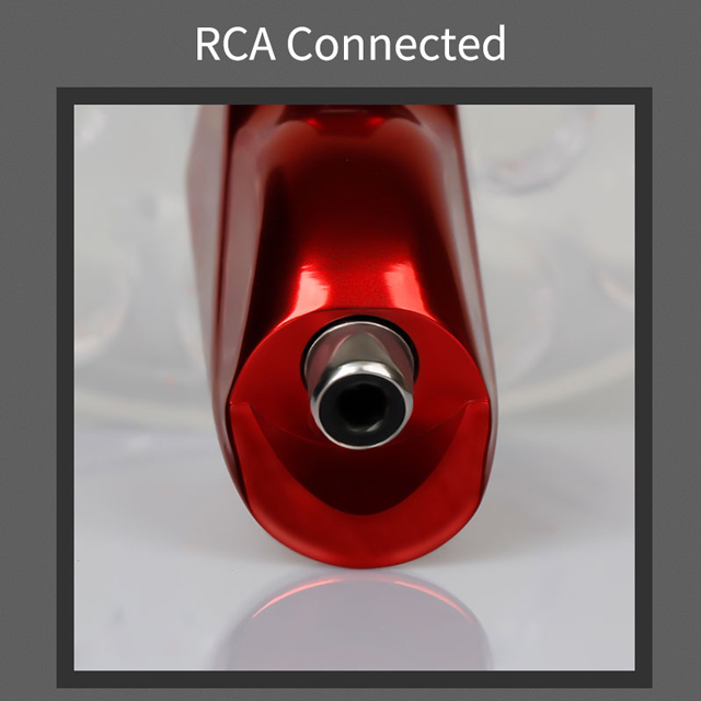 Professional Rotary Tattoo Gun Carved CNC Strong Motor RCA Connector Tattoo Machine For Shader Liner