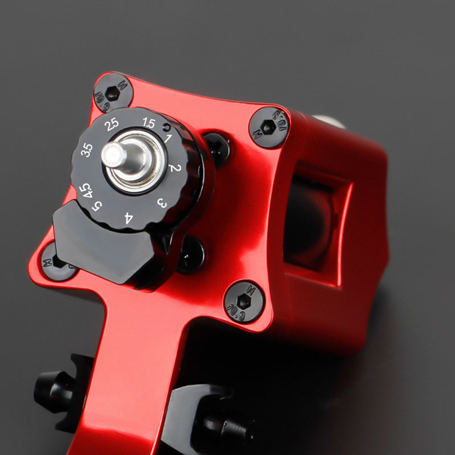 Professional RCA Connector Rotary Tattoo Gun Carved CNC Powerful Motor Tattoo Machine For Tattoo Artists