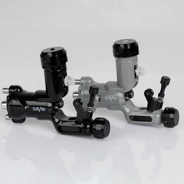 Raven Rotary Tattoo Machine One Touch Hit Adjuster Direct Drive Powerful Tattoo Machine