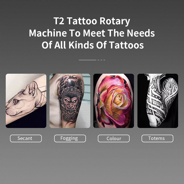 High Quality Tattoo Machine Imported Motor Space Alumiunm Rotary Tattoo Gun For Tattoo Artists