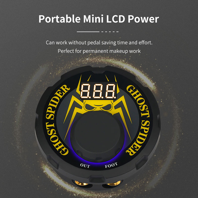 Professional Tattoo Kit Rotary Machine LCD Power Supply Foot Pedal Cartridge Needles Complete Tattoo Set For Starter