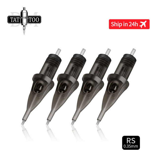 #12 Standard Disposable Tattoo Needles 10pcs 0.35MM RS stainless steel Cartridge Tattoo Needle