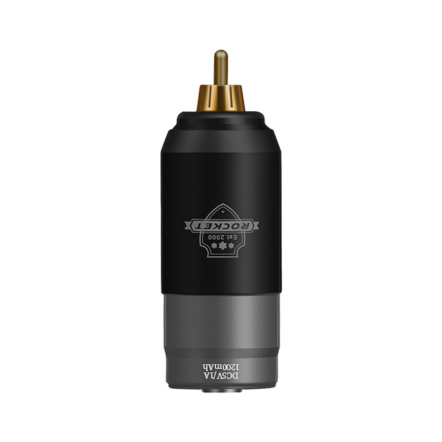 Rechargeable Wireless Tattoo Power Supply RCA Connector 1200mAh Mini Rocket Tattoo Supplies For Rotary Tattoo Machine