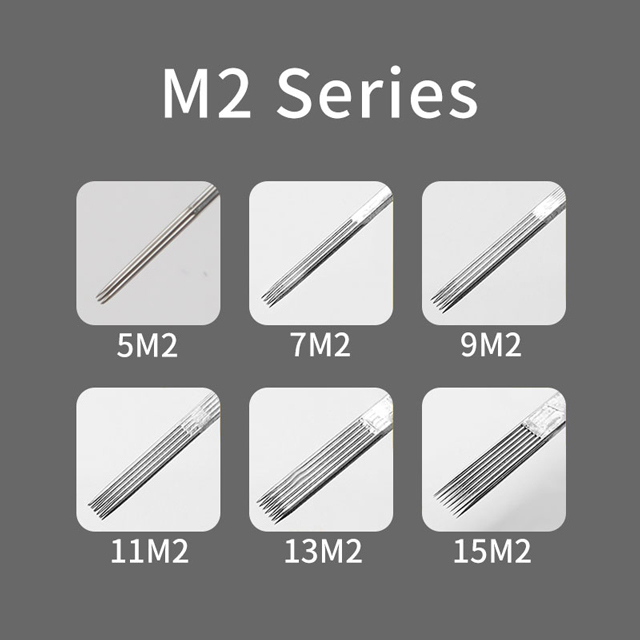 50pcs 0.35MM Magmum Tattoo Needles 5M2 7M2 9M2 11M2 13M2 15M2 Disposable Stainless Steel Tattoo Needle For Coil Tattoo Machine