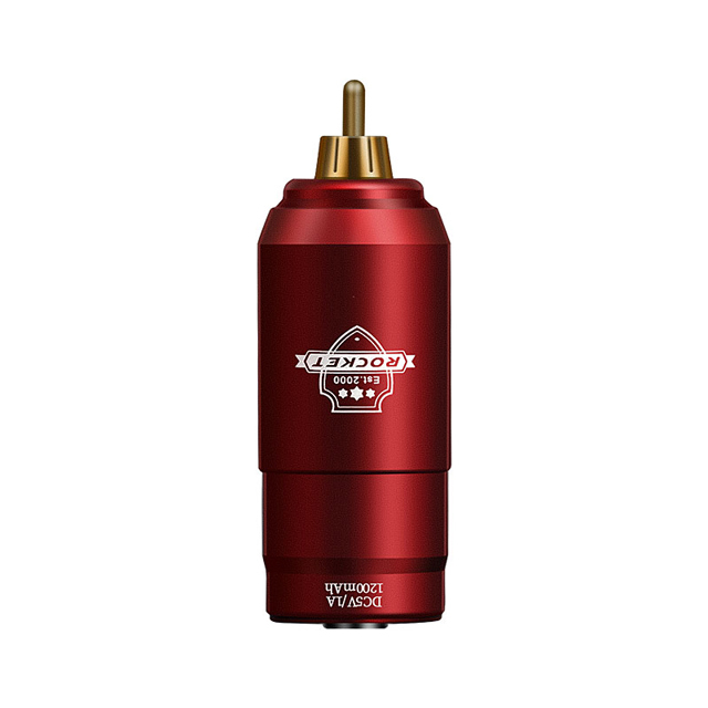 Rechargeable Wireless Tattoo Power Supply RCA Connector 1200mAh Mini Rocket Tattoo Supplies For Rotary Tattoo Machine