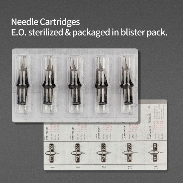#12 Standard Disposable Tattoo Needles 10pcs 0.35MM RS stainless steel Cartridge Tattoo Needle