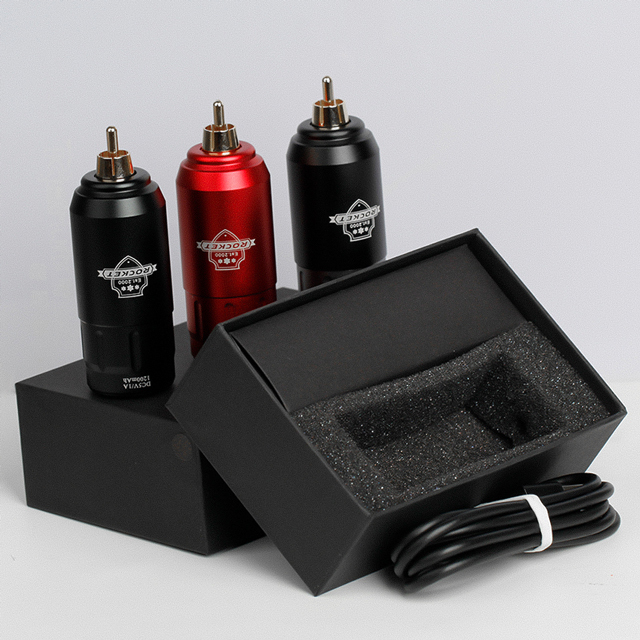 Rechargeable Wireless Tattoo Power Supply RCA Connector 1200mAh Mini Rocket Tattoo Supplies For Rotary Tattoo Machine