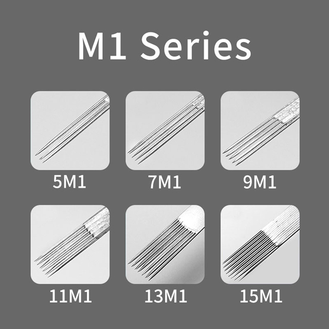 50pcs Weaved Magnum Tattoo Needles 5M1 7M1 9M1 11M1 13M1 15M1 Disposable Tattoo Needle For Coil Tattoo Machine