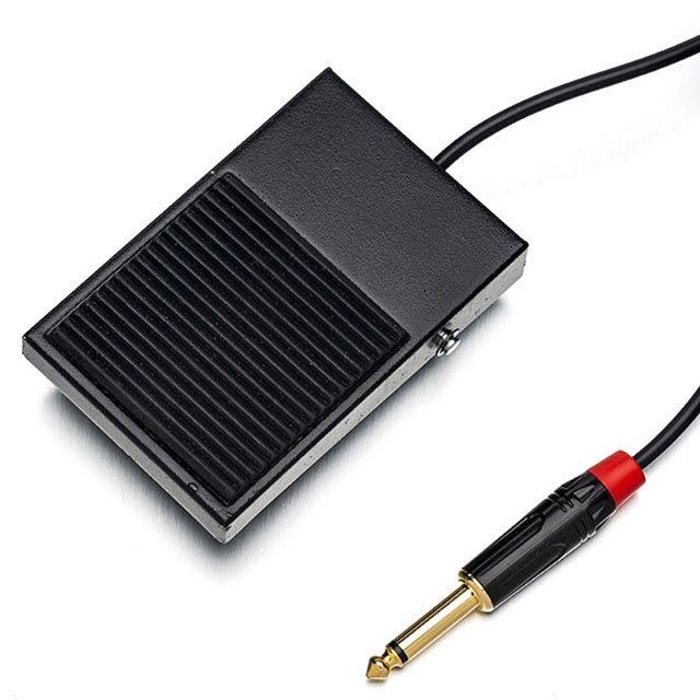 Black Tattoo Foot Pedal Plastic 1.4M Fireproof Clip Cord Tattoo Foot Switch Tattoo Supplies For Tattoo Machine