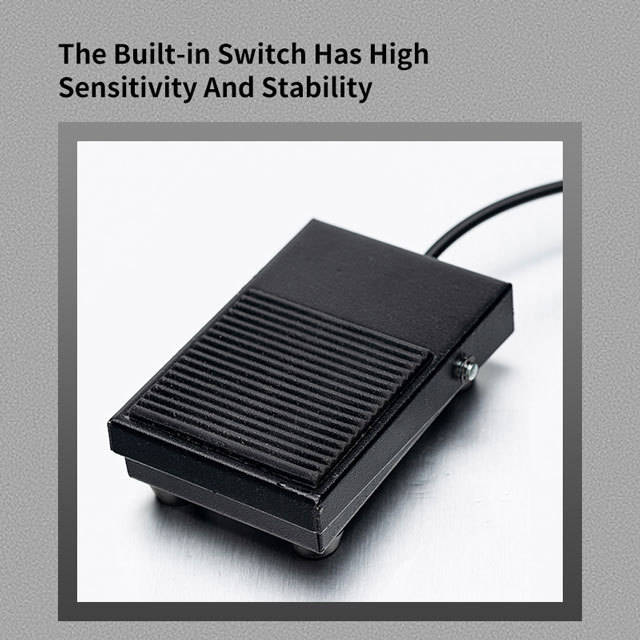 Black Tattoo Foot Pedal Plastic 1.4M Fireproof Clip Cord Tattoo Foot Switch Tattoo Supplies For Tattoo Machine