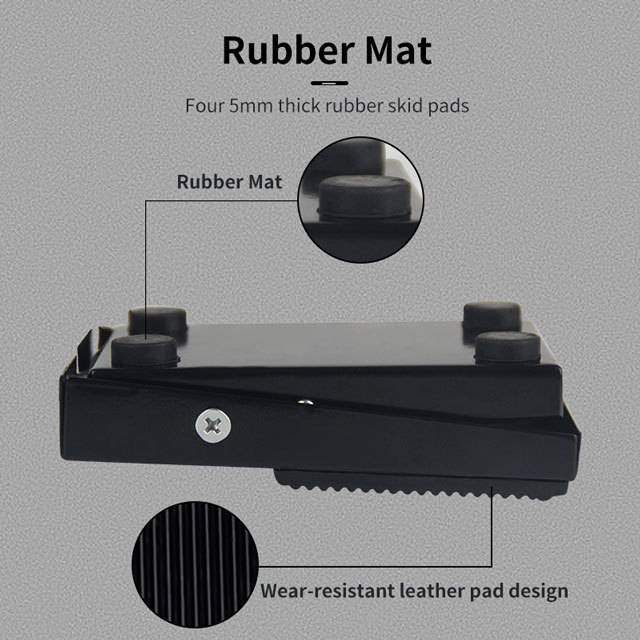 Black Tattoo Foot Pedal Plastic 1.4M Fireproof Clip Cord Tattoo Foot Switch Tattoo Supplies For Tattoo Machine