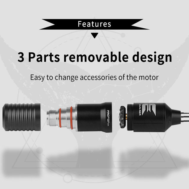 Professional Rotary Tattoo Machine Strong Motor RCA Interface Cartridge Tattoo Pen For Tattoo Artists