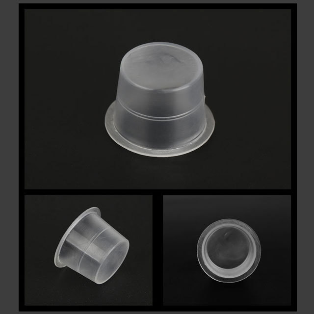 1000pcs Tattoo Ink Cups Professional Tattoo Supplies Plastic Transparent Pigment Cups