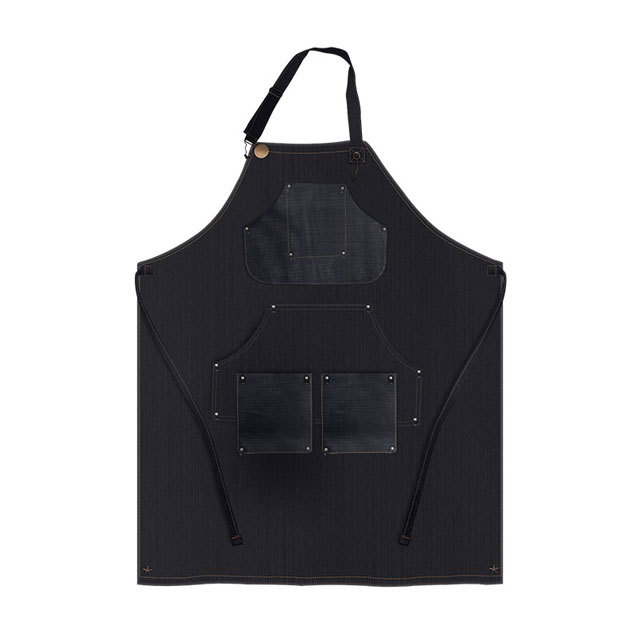 Handmade Adjustable Tattoo Apron High Quality Denim Jean Tattoo Working Apron With Neck Straps Tools Pockets