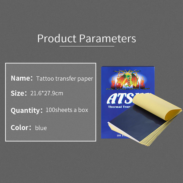 100pcs Tattoo Transfer Paper A4 Size Tattoo Stencil Transfer Paper For Tattooists