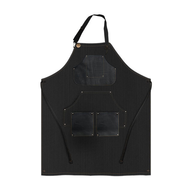 Handmade Adjustable Tattoo Apron High Quality Denim Jean Tattoo Working Apron With Neck Straps Tools Pockets