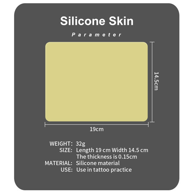 Blank Tattoo Practice Skin Tattooing Microblading Eyebrow Double Sides Silicone Practice Skin Tattoo Supplies For Beginners