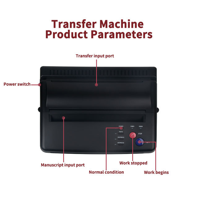 Tattoo Transfer Stencil Machine Printer Drawing Thermal Copier Machine For Tattoo Transfer Paper
