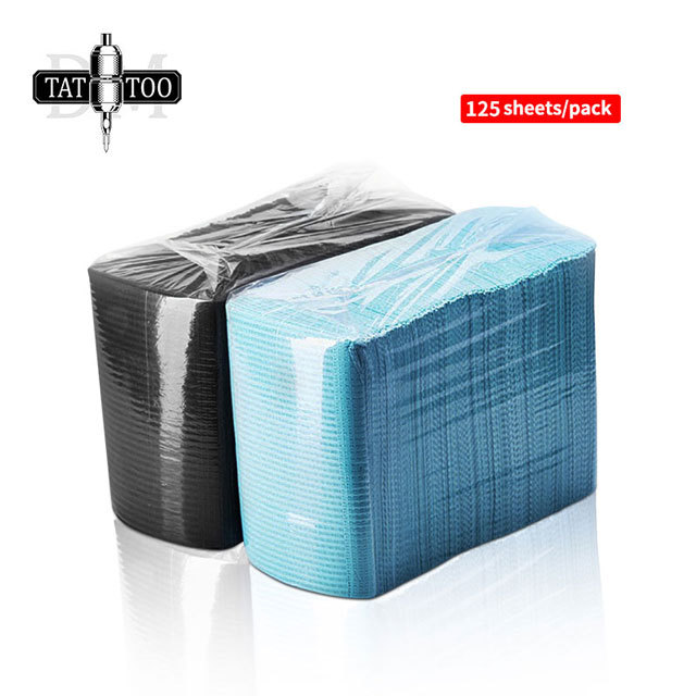 125Pcs Waterproof Tattoo Table Pad Disposable Table Cloth Mat Tattoo Clean Tattoo Accessories For Tattoo Tools