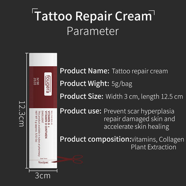 100pcs Tattoo Repair Cream Vitamin Ointment A&D Anti Tattoo Scar Repair Gel Aftercare Tattoo Cream
