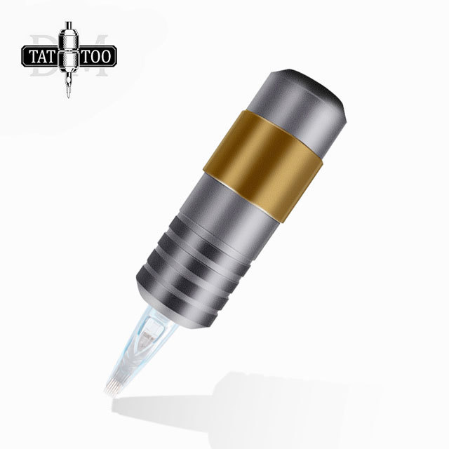 Short Rotary Tattoo Machine Professional Import Motor RCA Connector Cartridge Tattoo Pen
