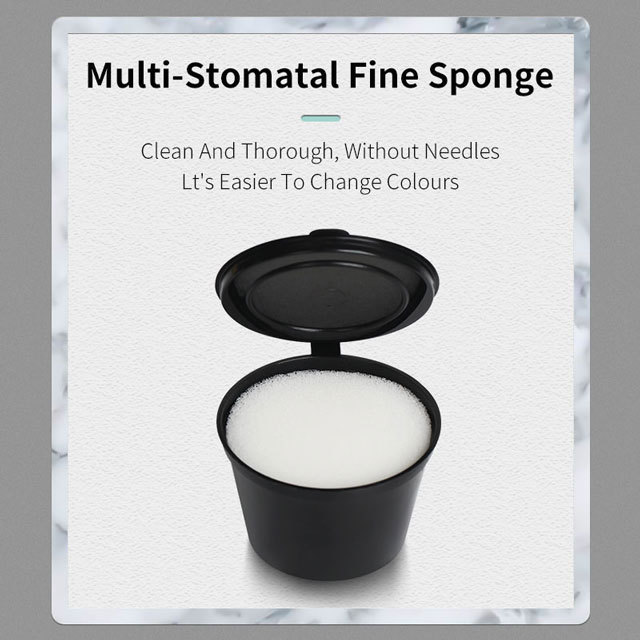 18pcs Disposable Cleaning Tattoo Cup Caps Tattoo Clean Supplies Dip Foam Rinse Dip Caps Cups For Tattoo Needles