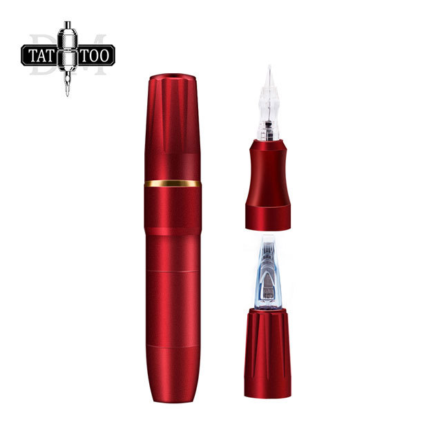 Dual Use Tattoo Machine Body Eyebrow Permanent Makeup Rotary Tattoo Pen With Dual Needles Interface