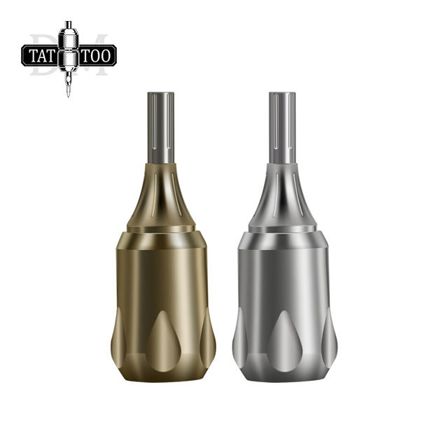 Professional Tattoo Grips Professional 32MM Aluminum Alloy Adjustable Cartridge Tattoo Needle Grips With Needles Bar Supply